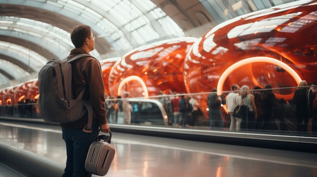 机场货运站忙碌的景象