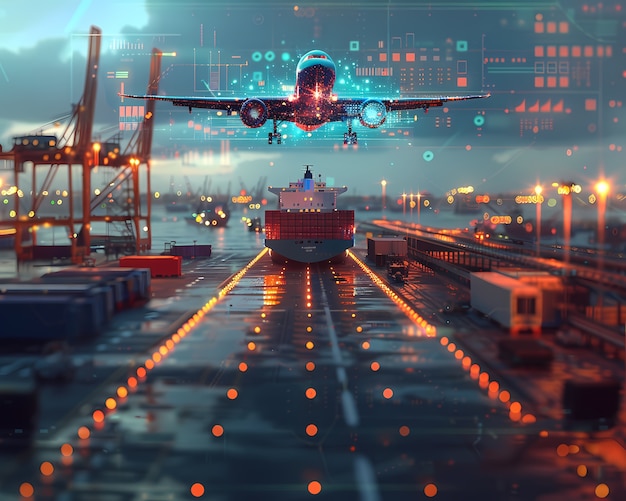 货物正在被快速装上货运航班